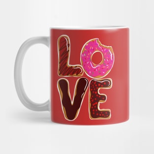 Love is Donuts Donut Lovers Mug